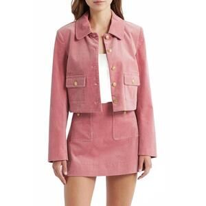 NEW LOVESHACKFANCY aylin corduroy jacket in rose